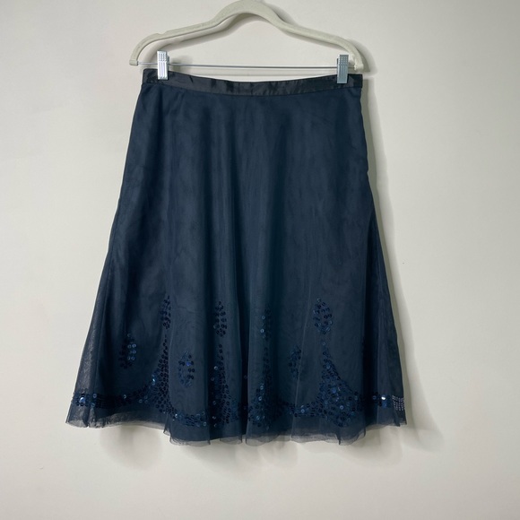 Old Navy Dresses & Skirts - Old Navy Blue Embellished Skirt 4